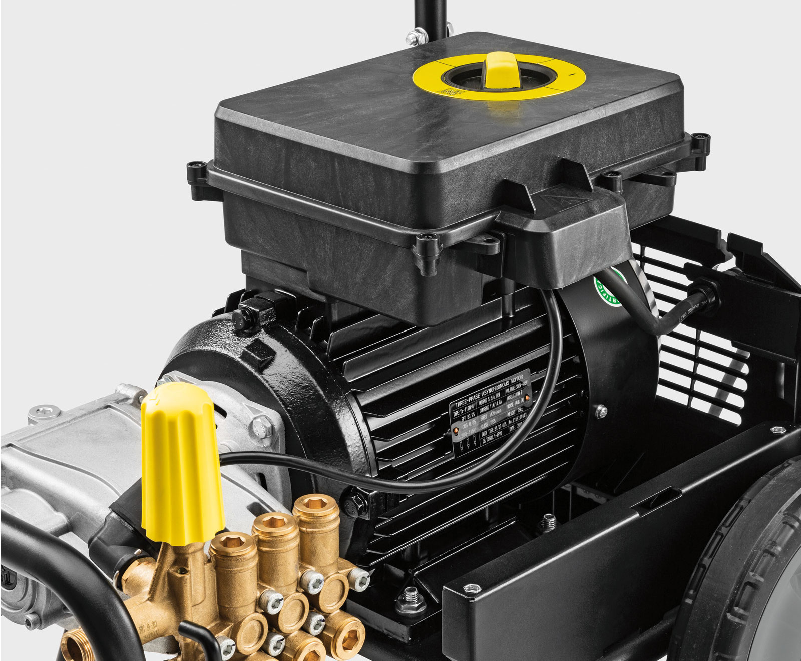 4-pole electric motor